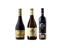 Pack Vinhos La Baraja Godello, La Baraja Tinto, Terra Incógnita Vino Tinto e Branco de la Ribera del Duero e Valdeorras Vilano, 3x75cl