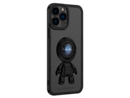 Suporte Casa Inch Relâmpago Para Iphone 13 Pro Yoobao Pele Sintética Preto