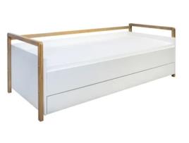 Sofá 180 X 80 Cm Kocot Kids Com Gaveta E Colchão Victor White
