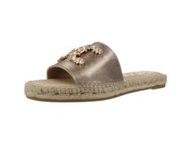 Sapatos De Mulher Vidorreta Tecido Dourado (38)