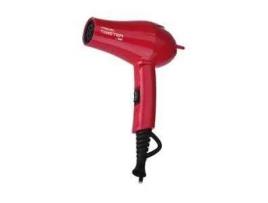 Twister 1000w Travel Hairdryer, cores vermelhas