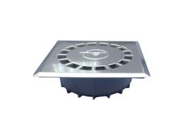 Dreno Tecnoagua T 88 I Pvc Aço Inoxidável 16,5 X 16,5 X 5 Cm 5 Cm Vertical