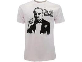 T-shirt De Mulher Zmdecqnb Padrino Blanca Logotipo Algodão Branco (l)