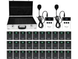 Tt107 Sistema De Guia Turístico Sistema De Tradução Para Treinamento De Igreja Guia Retekess (1 Emissor 10 Receptores)