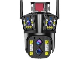Câmara Zruxe Df 3hbj 8mp Hd Ip66 À Prova Dágua Externa Wifi Ip Câmera Com Suporte Para Visão Noturna Com Luz Dupla