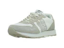 Sapatos De Homem Replay Tecido Branco (42)