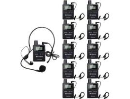 Tt109 Sistema De Guia Turístico Sem Fios, Alto Falante Bluetooth, Sistema De Tradução De 180m Para Fábrica, Viagem, Universidade Retekess