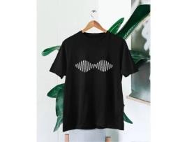 T-shirt De Mulher Zmdecqnb Arctic Monkeys Logo Merch Fans Gift Algodão Branco (l)