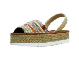 Sapatos De Mulher Popa Saona Tecido Multicor (38)