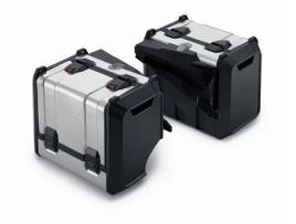Conjunto de bagagem para motocicleta Touring cinza