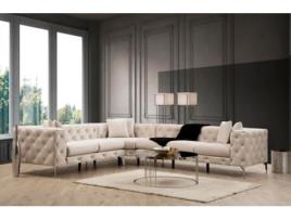 Sofá Sofá De Canto Como Creme | Conforto E Estilo Sofisticado Me Leve Com Você (310 X 270 Cm)