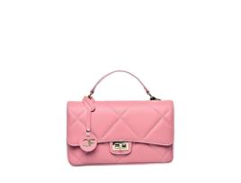 Mala De Mulher Carla Ferreri Crossbody Cf Scuro Pele Rosa