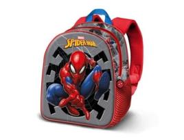 Marvel Homem Aranha Symbol Mochila Basic, Cinza Karactermania