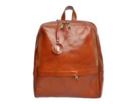 Mochila De Mulher Anna Luchini Cognac Castanho