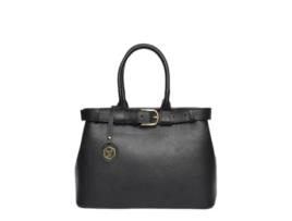 Mala De Mão De Mulher Luisa Vannini Lv Nero Pele Preto