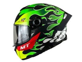 Capacete Mt Thunder 4 Sv Yamanaka 2024 B6 Preto/Vermelho/Verde Xs
