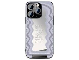 Suporte Casa Extraível Para Iphone 13 Pro Im-chen Pele Sintética Roxo