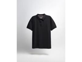 Polo De Homem Mo Piquet Main Fabric - Co100 Preto (l)