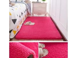 Tapete LUUCOZK Áreas Desgrenhadas Quarto Vermelho (200x400cm)