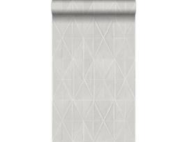 Papel De Parede Forma Gráfica Cinzento 53 Cm X 10,05 M Origin Wallcoverings