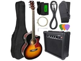 Conjunto Eag Sb Guitarra Eletroacústica. Amplificador V Tom
