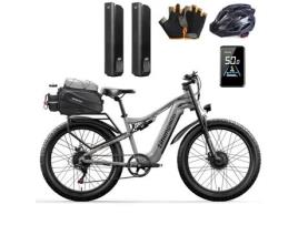 Shengmilo S600 Bicicleta Elétrica 2000w Motores 17.5ah Samsung Bateria Dupla Elétrica 26 Polegadas Fat Bike E Bike Benfuto