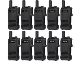 Rb647 Talkie Walkie Adultos, Ip67 Talkie Walkie À Prova Dágua, Pmr446, Recarregável, Portátil, 1000 Mah, Vox, Profissional Retevis (10 Peças)