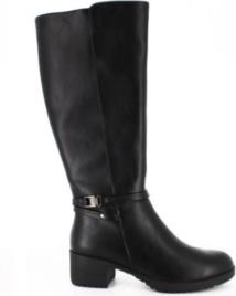 Botas de Mulher HISPAFLEX BOTA ALTA CON TACON PARA MUJER 2401 COLOR NEGRO