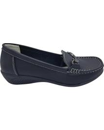 Sapatos de Mulher CALZADOMANIA MOCASIN SENORA PIEL NEGRO