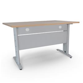 Secretárias de Escritório 1200x800x750mm Soho Cor Cinza / Carvalho Trigo