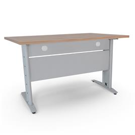 Secretárias de Escritório 1400x800x750mm Soho Cinza / Cerejeira Chocolate