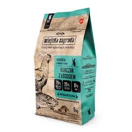 Wiejska Zagroda Kitten Frango com salmão - Pack económico: 2 x 5 kg