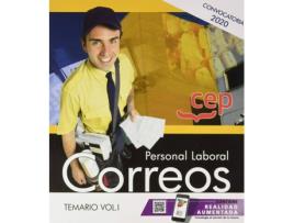 Livro Personal Laboral Correos Temario 1 de Temario 1 (Espanhol)