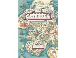 Livro Mapas Literarios de Huw Lewis-Jones (Espanhol)