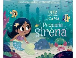 Livro Diez Minutos Y A La Cama. Pequeña Sirena de Rhiannon Fielding (Espanhol)