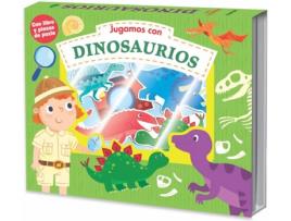 Livro Jugamos Con Dinosaurios de Priddy (Espanhol)