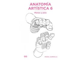 Livro Anatomía Artística 6 de Michel Lauricella (Espanhol)