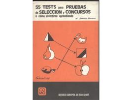 Livro 55 Test Para Pruebas De Seleccion Y Concursos de Asensio Moreno (Espanhol)