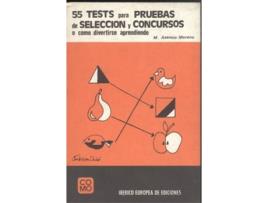 Livro 55 Test Para Pruebas De Seleccion Y Concursos de Asensio Moreno (Espanhol)