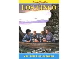 Livro Los Cinco Se Escapan de Blyton-Los Cinco (Espanhol)