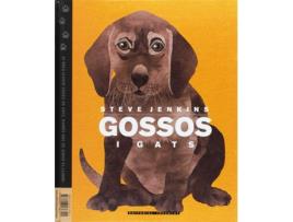 Livro Gossos I Gats de Steve Jenkins (Catalão)