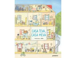 Livro Casa Teva, Casa Meva de Marianne Dubuc (Catalão)