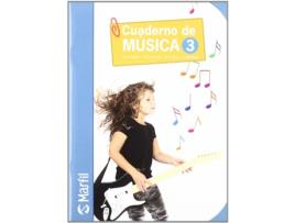 Livro .Cuaderno Musica 3O.Primaria de Merche Femenía Simó (Espanhol)