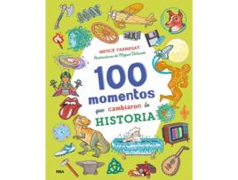 Livro 100 Momentos Que Cambiaron La Historia de Mercè Fabregat Torrents (Espanhol)