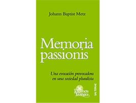 Livro Memoria Passionis de Johann Baptist Metz (Espanhol)