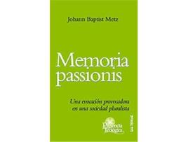 Livro Memoria Passionis de Johann Baptist Metz (Espanhol)