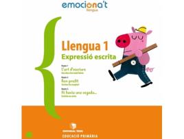 Livro Llengua 1º Educacion Primaria Expressio Escrita Cataluña de VVAA (Catalão)