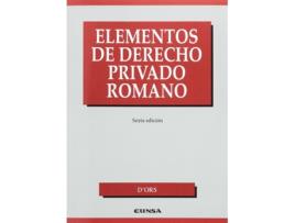 Livro Elementos De Derecho Privado Romano de DOrs (Espanhol)