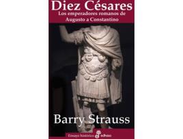 Livro Diez Césares de Barry Strauss (Espanhol)