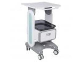 Carrinho de rodinhas para médicos e salões com gaveta única, rolamento de 50 kg para laboratório e clínica odontológica Sygo